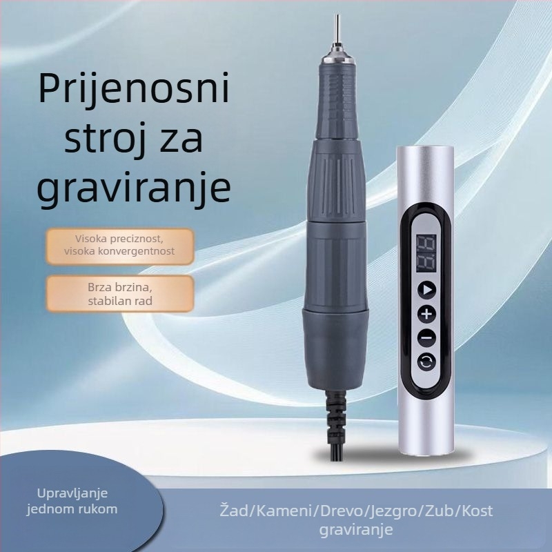 Sve-u-jednom stroj za graviranje drva i jadea: graviranje drveta, graviranje jadea, bušenje, poliranje, električno brušenje