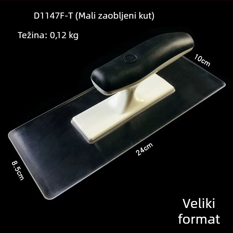 Plastična umjetnička prozirna špatula za struganje boje – ravni nož; Marka High class; Model Flat knife; Materijal Plastika; Primjena Struganje boje