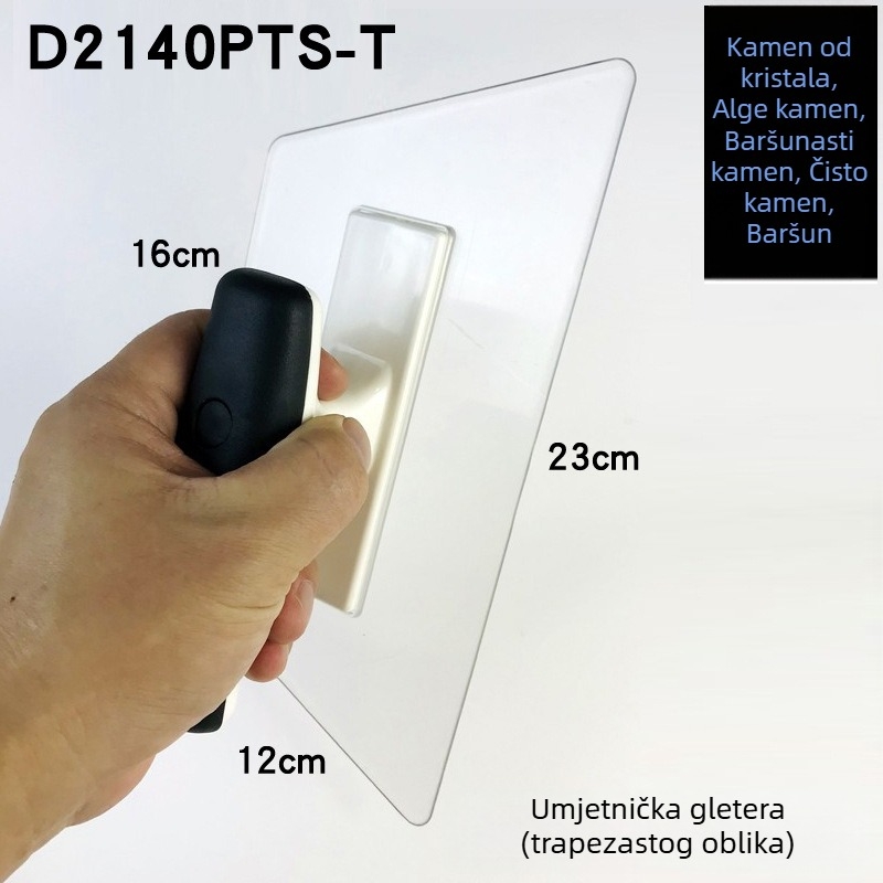Plastična umjetnička prozirna špatula za struganje boje – ravni nož; Marka High class; Model Flat knife; Materijal Plastika; Primjena Struganje boje