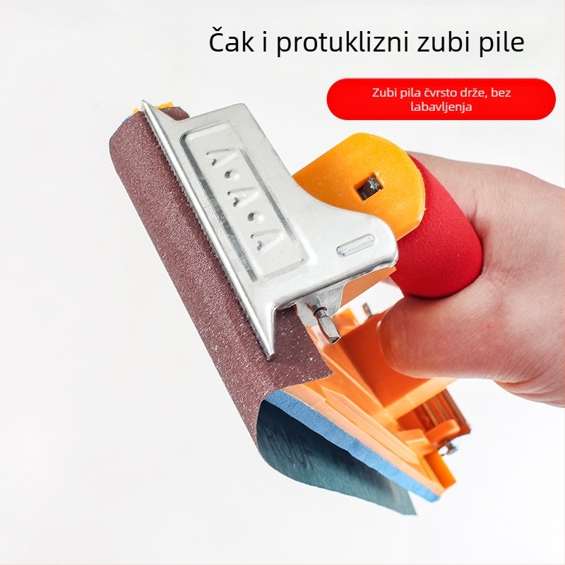 Držač brusnog papira, samoljepljivi alat za brušenje zidova, plastični, za unutarnje kutove i zidne površine