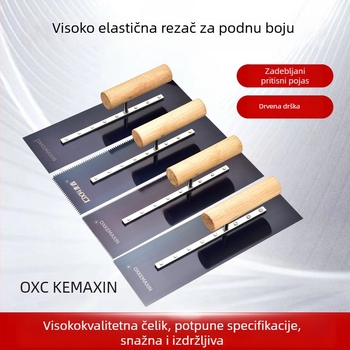 Kemaixin epoks podna špatula s zubom, čelična oštrica za žbukanje