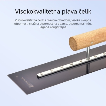 Kemaixin epoks podna špatula s zubom, čelična oštrica za žbukanje