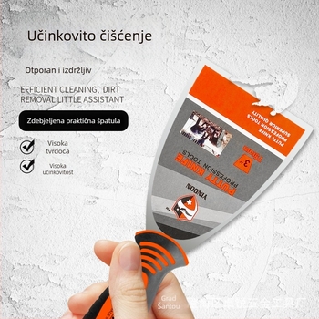 Špachtla za kit od nehrđajućeg čelika, ultra debela, s oglednim završnim slojem, Eagle Shield, model Putty Knife