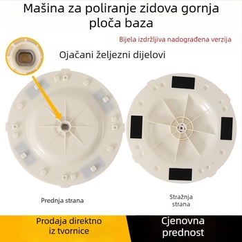 Morino pribor za stroj za poliranje – ojačana univerzalna spojna ploča (Abs+Metal)