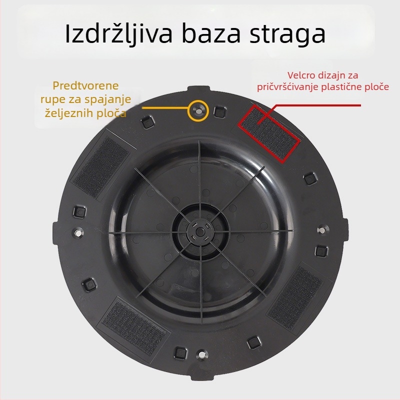 Morino pribor za stroj za poliranje – ojačana univerzalna spojna ploča (Abs+Metal)