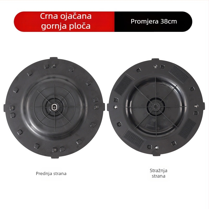 Morino pribor za stroj za poliranje – ojačana univerzalna spojna ploča (Abs+Metal)
