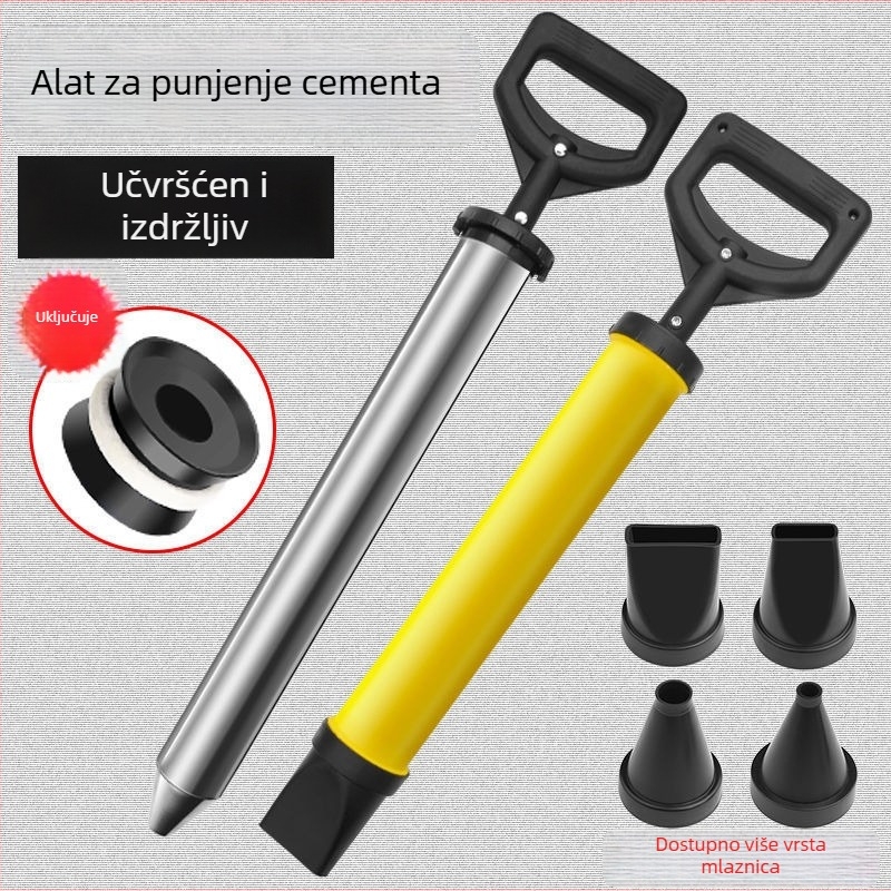Cementni pištolj za fuge vrata – kompaktni ručni alat za ubrizgavanje morta u fuge