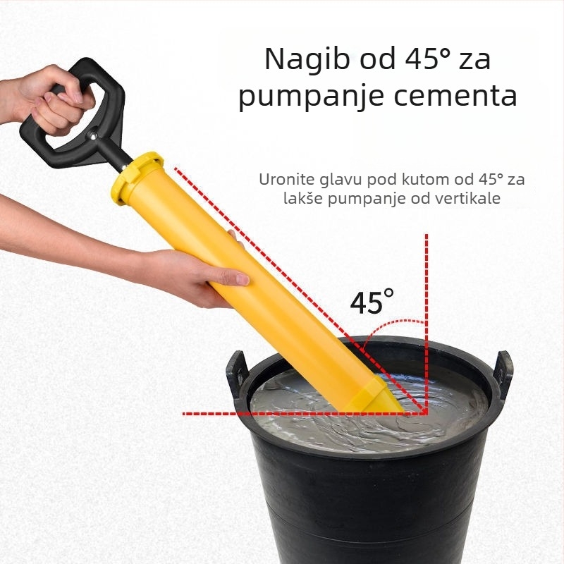Cementni pištolj za fuge vrata – kompaktni ručni alat za ubrizgavanje morta u fuge