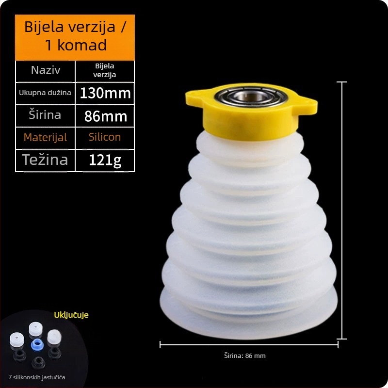 Prozirni štit za prašinu za čekić bušilicu – posuda za prašinu i usisivač prašine (Brand: Neck Strength)