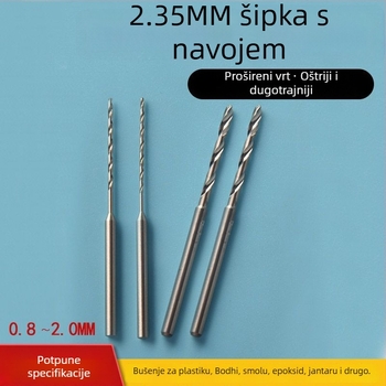 Vijčasti vrtaljka za drvo, produžena duljina, HSS, Unique marka