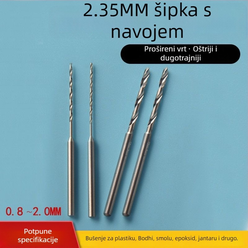 Vijčasti vrtaljka za drvo, produžena duljina, HSS, Unique marka