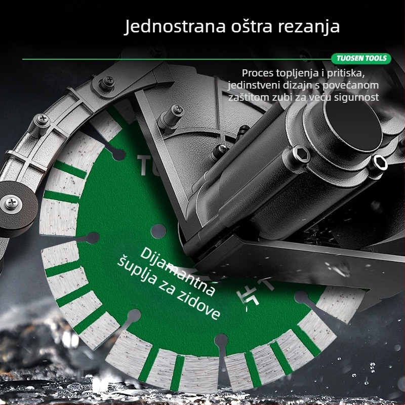 Tuosen dijamantni disk za rezanje pločica, kamena i betona – vruće presovan, sinteriran