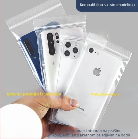 Zhongliang Packaging samouzapečatljiva PE vrećica za dodatke za mobitel — vodootporna i prašinu otporna, jednokratno pakiranje, kompatibilno s dodirnim zaslonom, zatvaranje 10–20 cm