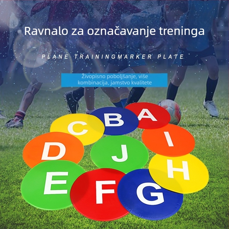 Okružna PVC pločica za nogometni trening – prilagodljiva trenažna pomagala