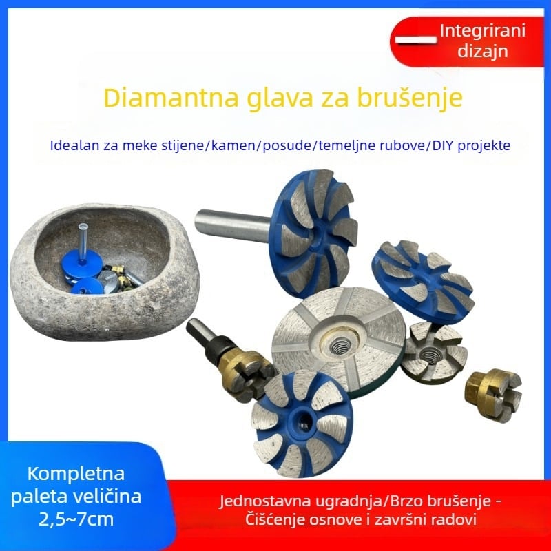 Diamantski disk za kutnu brusilicu, za kamen, cement i beton