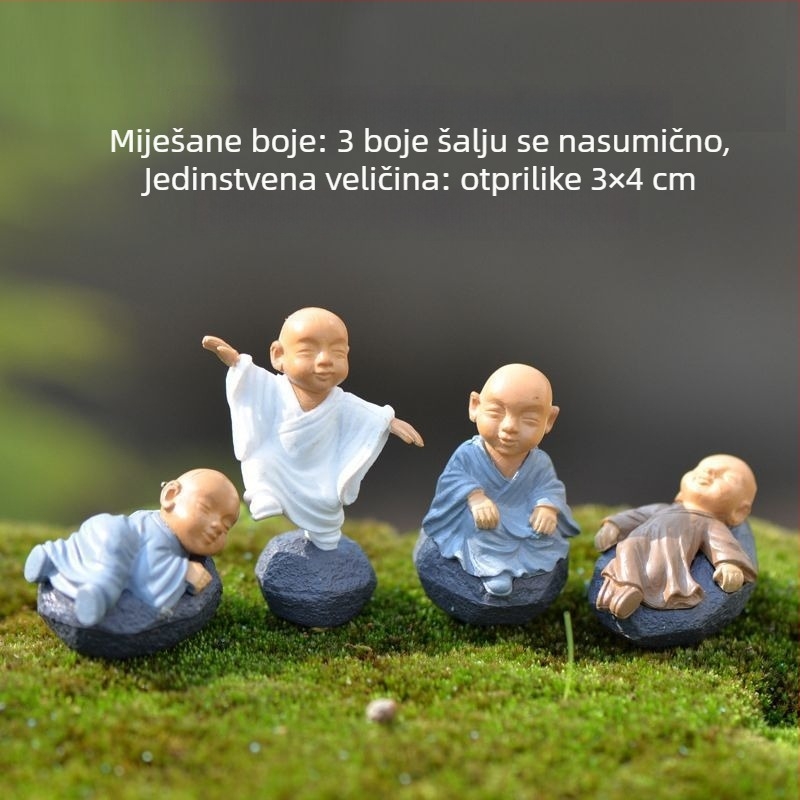 Mini ukras za akvarij s mahom - plast, korejski stil, DIY mikro krajolik