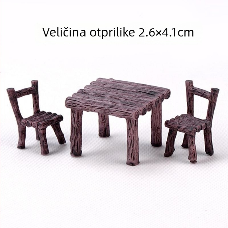 Mini ukras za akvarij s mahom - plast, korejski stil, DIY mikro krajolik