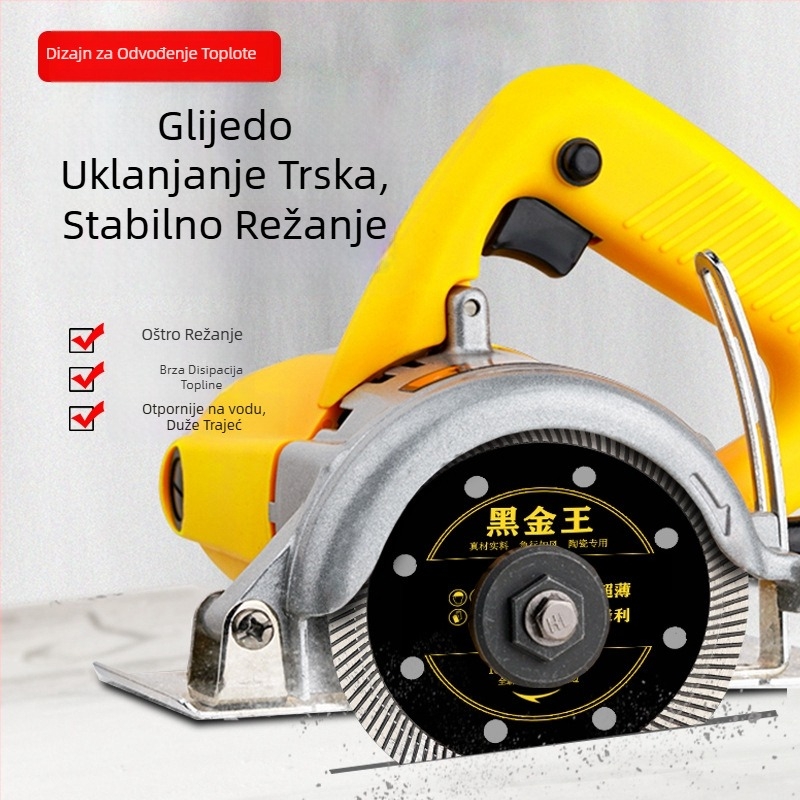 Dijamantni disk za rezanje keramijskih vitrificiranih pločica, alat za fasiranje, mokro i suho rezanje, Haowo