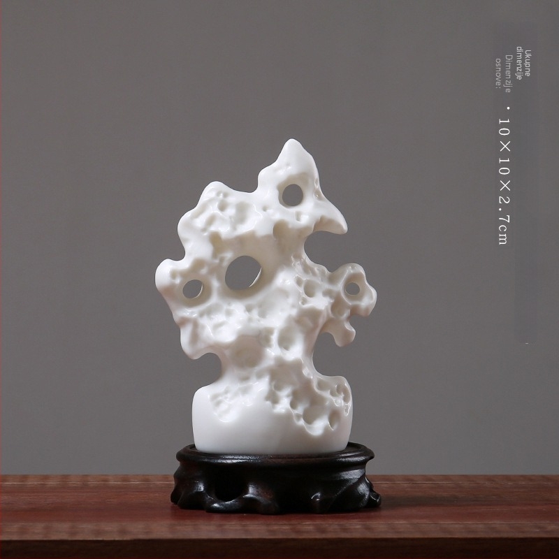 Skulptura - Taihu kamen rockery ukras, smola, moderan minimalistički stil