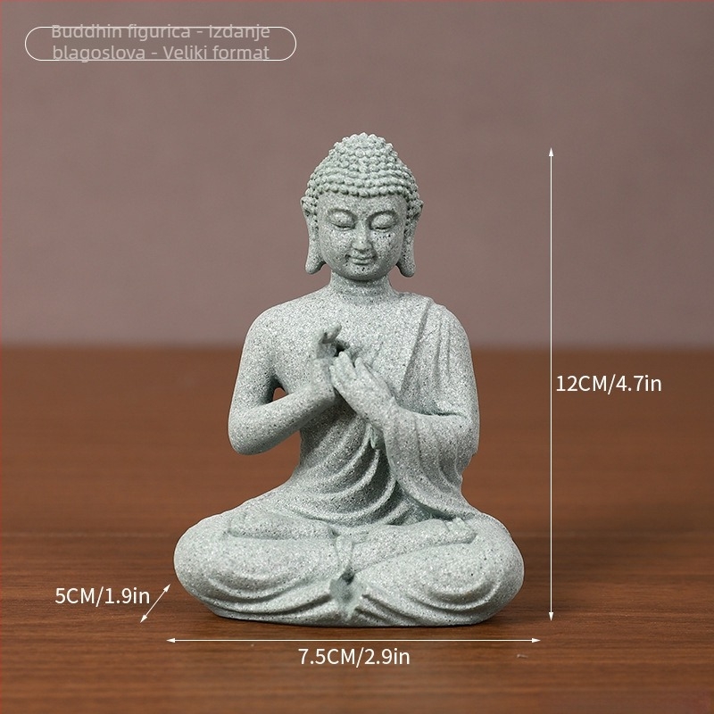 Kamena Buddha statua u stilu Novog Kineskog – Skulptura