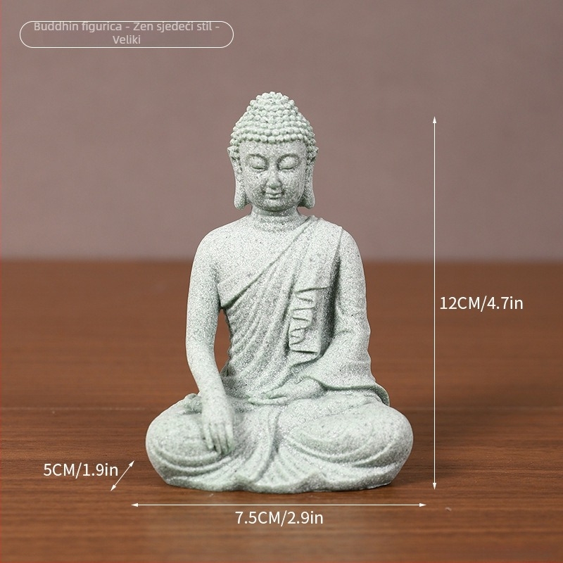 Kamena Buddha statua u stilu Novog Kineskog – Skulptura