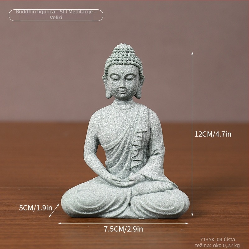 Kamena Buddha statua u stilu Novog Kineskog – Skulptura