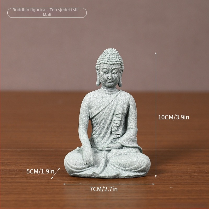 Kamena Buddha statua u stilu Novog Kineskog – Skulptura