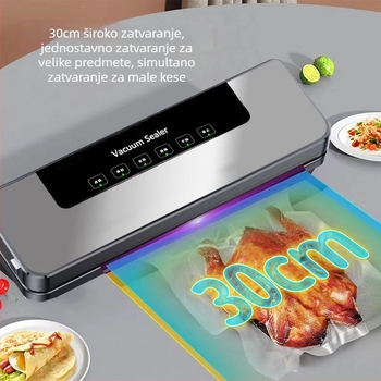 Vakuumski stroj za kućnu upotrebu - automatsko brtvljenje, ABS kućište, plastično brtvljenje, kapacitet ispod 500 ml