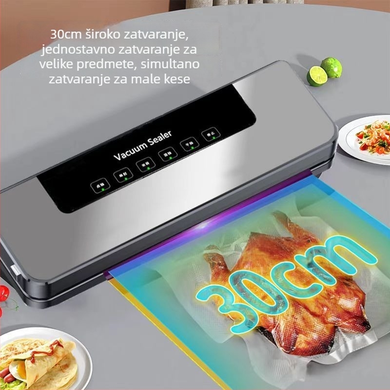 Vakuumski stroj za kućnu upotrebu - automatsko brtvljenje, ABS kućište, plastično brtvljenje, kapacitet ispod 500 ml