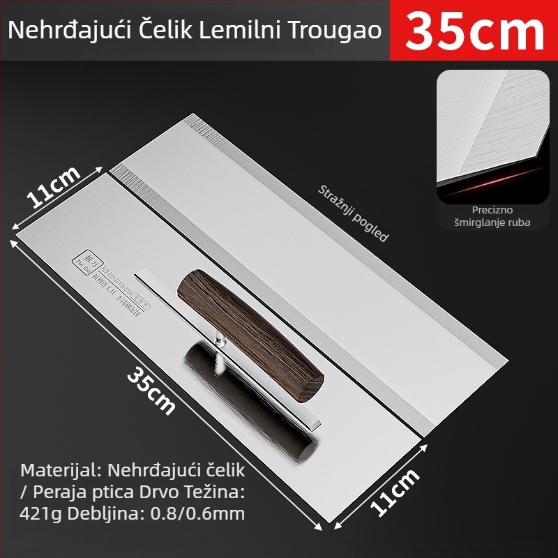 Špatula za gletanje Fulida, SK5 čelik, 0,5 mm, za kućnu dekoraciju i vanjsku izolaciju zidova