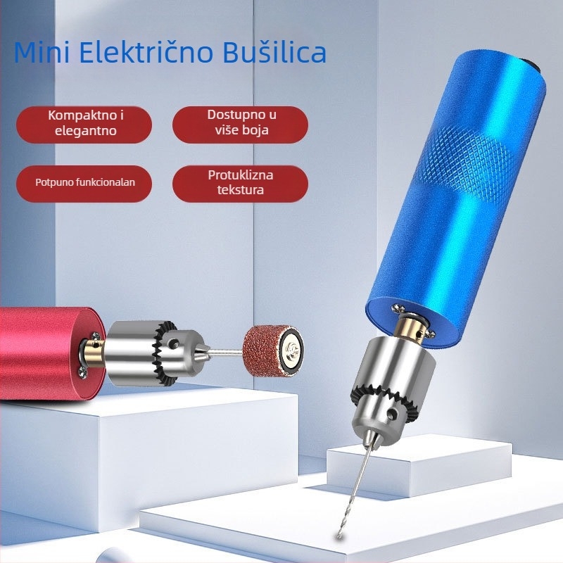 Mini multifunkcionalna električna brusilica za poliranje, rezanje i graviranje s mogućnošću bušenja perli — napajanje AC, 12V