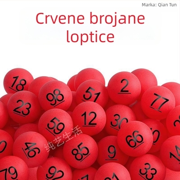 Lutrijska lopta za stolni tenis s digitalnim brojevima - Marka Roll along; Materijal: Drugo; Primjenjivo: Drugo
