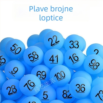 Lutrijska lopta za stolni tenis s digitalnim brojevima - Marka Roll along; Materijal: Drugo; Primjenjivo: Drugo