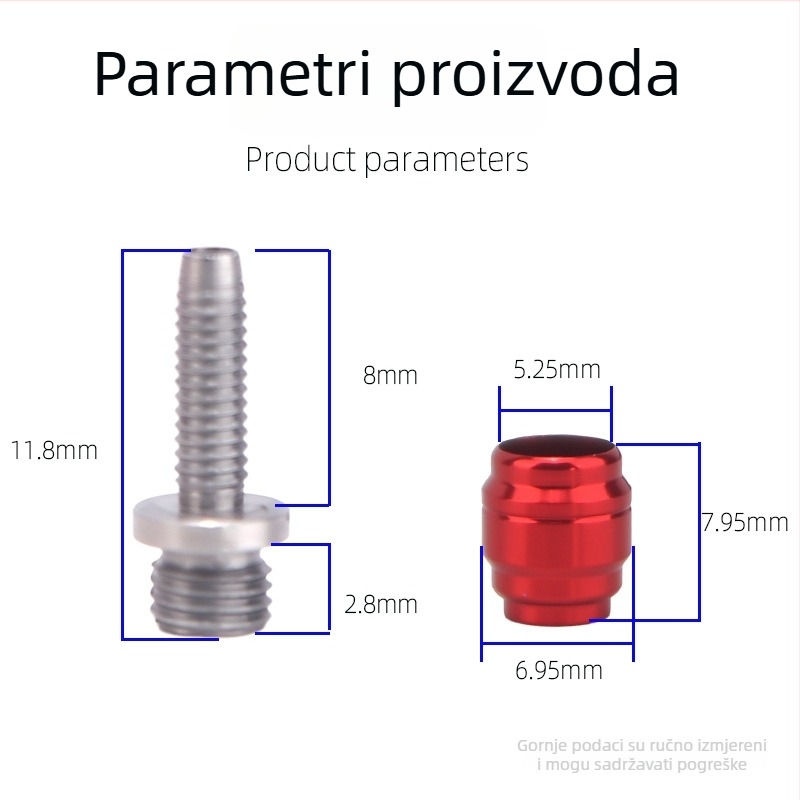 Hydraulična linija kočnice s olivnim priključcima, AVID-kompatibilna — model 00, marka Lmfcs/yongchangxing, šifra 00