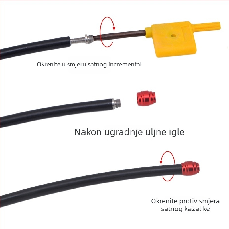 Hydraulična linija kočnice s olivnim priključcima, AVID-kompatibilna — model 00, marka Lmfcs/yongchangxing, šifra 00