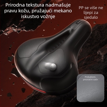 Sjedalo za bicikl Velvive 188 — izuzetno mekano, ublažava bolove u stražnjici, udobna navlaka za sjedala za planinske bicikle