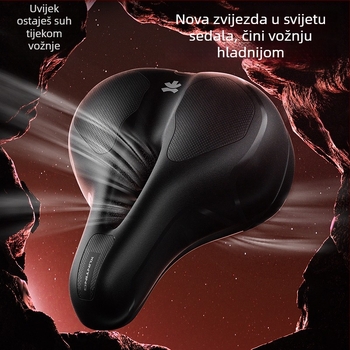 Sjedalo za bicikl Velvive 188 — izuzetno mekano, ublažava bolove u stražnjici, udobna navlaka za sjedala za planinske bicikle