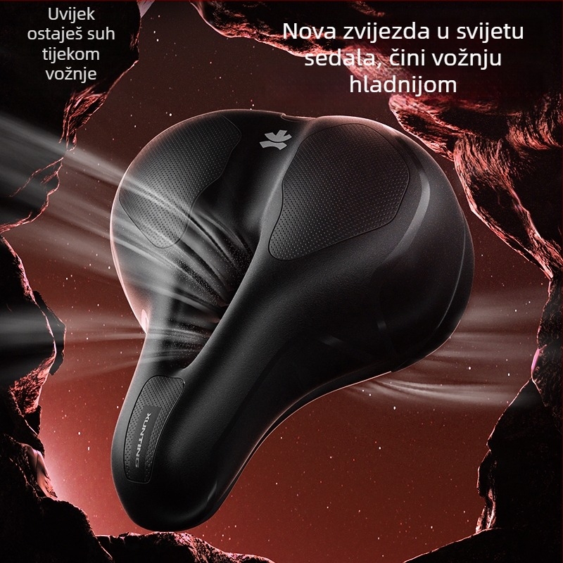 Sjedalo za bicikl Velvive 188 — izuzetno mekano, ublažava bolove u stražnjici, udobna navlaka za sjedala za planinske bicikle