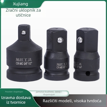 Teški adapter za utičnicu s četvrtastim pogonom – visoko ugljični čelik, fosfatni premaz, 0,3 kg