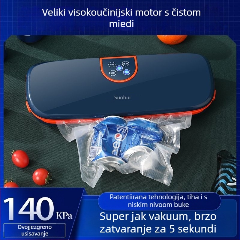 Stroj za vakuumsko pakiranje za kućnu uporabu, model FK-A01; volumen pakiranja 1 m³; marka Other