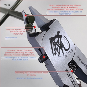 Gundam model alat za sastavljanje - početnički alat, klešta s jednom oštricom, Podrijetlo: Drugo; Uvoz: Ne