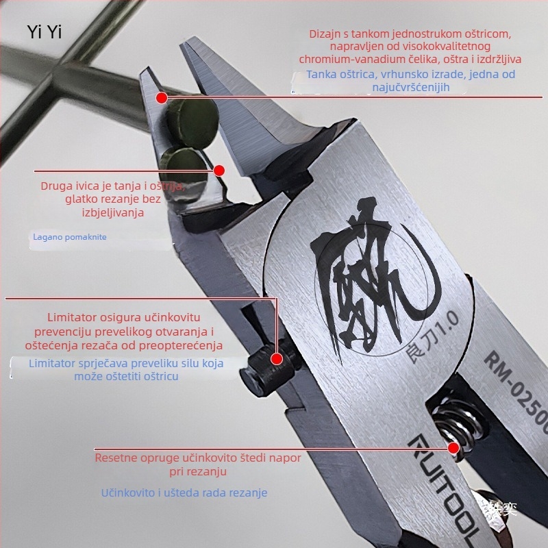 Gundam model alat za sastavljanje - početnički alat, klešta s jednom oštricom, Podrijetlo: Drugo; Uvoz: Ne