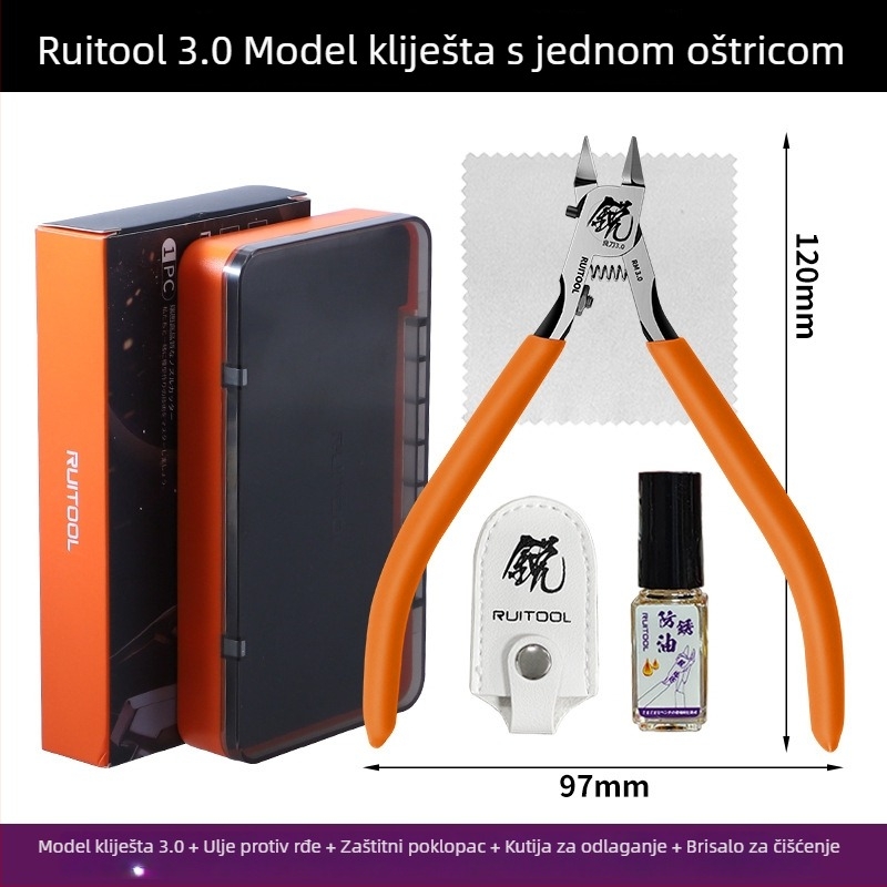 Gundam model alat za sastavljanje - početnički alat, klešta s jednom oštricom, Podrijetlo: Drugo; Uvoz: Ne