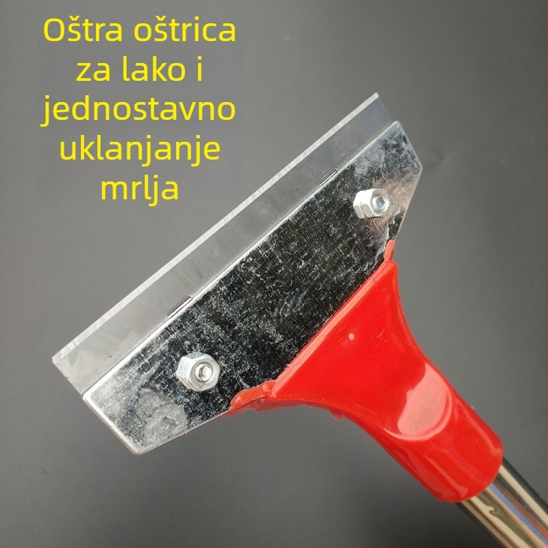 Nož i strugalica za čišćenje s teleskopskom šipkom – povlačiva, za čišćenje pločica i stakla, serija QJD001