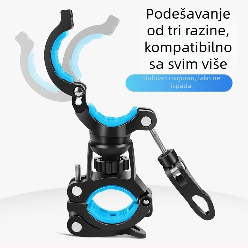 Držač svjetla za bicikl – Snap montaža, Micro-USB punjenje, za rekreacijsku vožnju