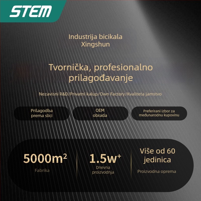 STEM stezaljka za sjedalo od aluminijske legure 6061 za planinski bicikl, unisex, međunarodni standard