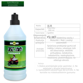 Tekućina za popravak guma — kaučukni brtveni fluid tvrtke Gantong Wuyang za automobile, motocikle, električna vozila i bicikle