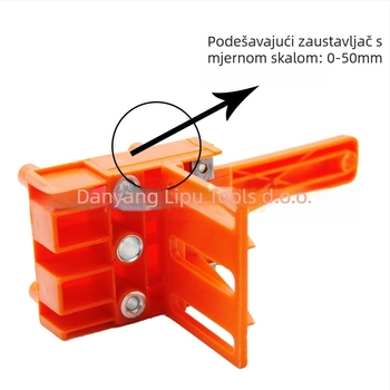 Mr Drill Ravni otvarač rupa – Set alata za drvodjelstvo, bušenje i pozicioniranje na drvenim pločama – plastika