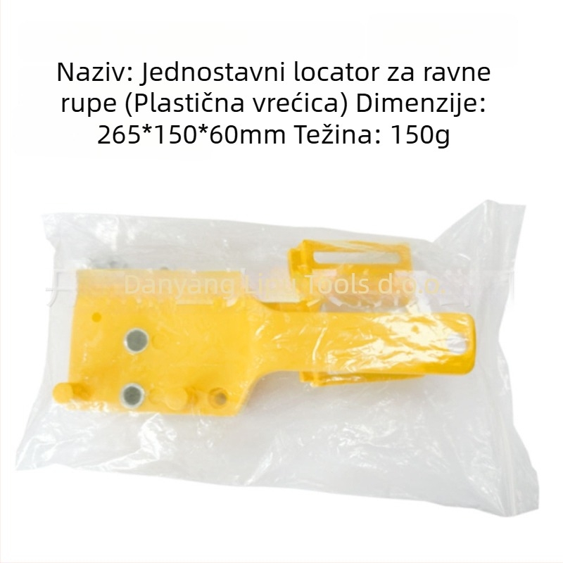 Mr Drill Ravni otvarač rupa – Set alata za drvodjelstvo, bušenje i pozicioniranje na drvenim pločama – plastika
