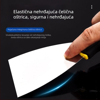 Špatula za kit s plastičnim držalom za skidanje kita i beljenje